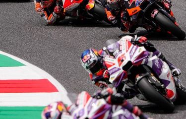 Marc Marquez saat berlaga pada MotoGP Italia 2023