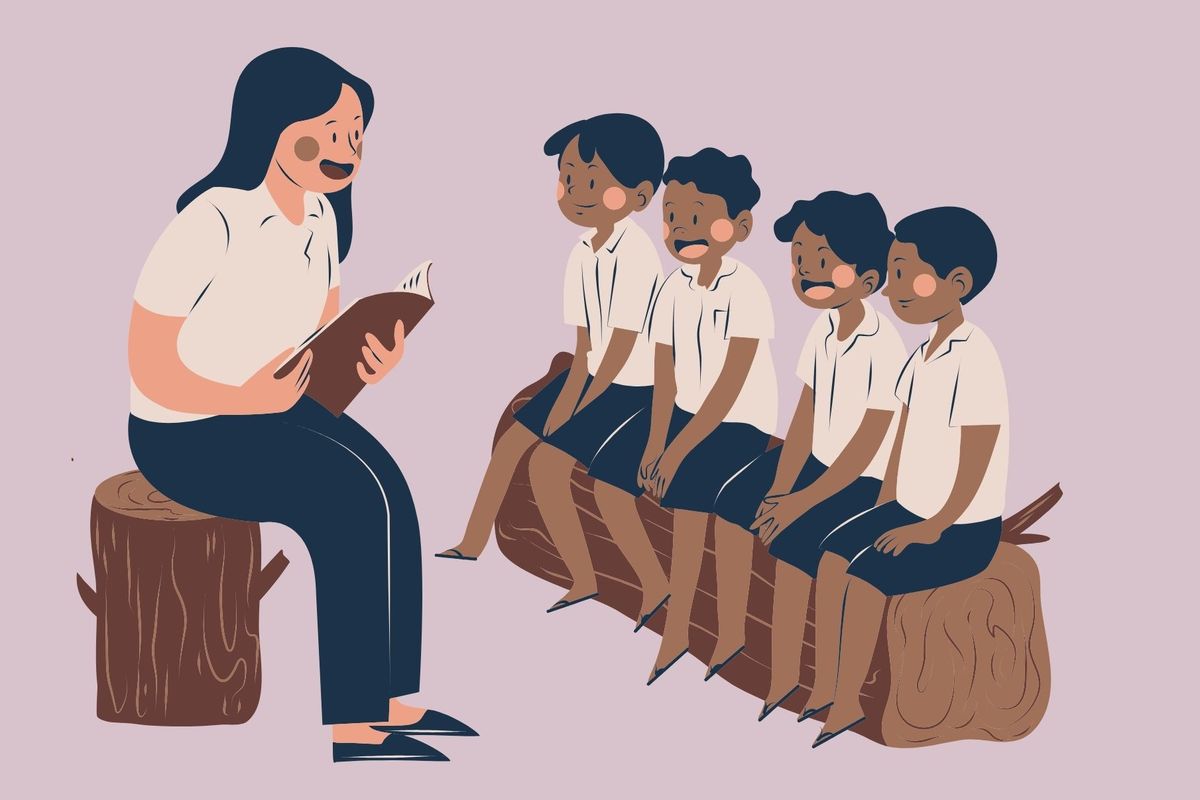 Seorang Guru Honorer Terpaksa Mengajar 16 Kelas usai Temannya Kena Kebijakan 