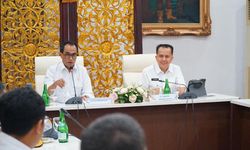 Ratas dengan Pj Gubernur Sumsel, Menhub Budi Targetkan Ground Breaking Pelabuhan Tanjung Carat pada 2024