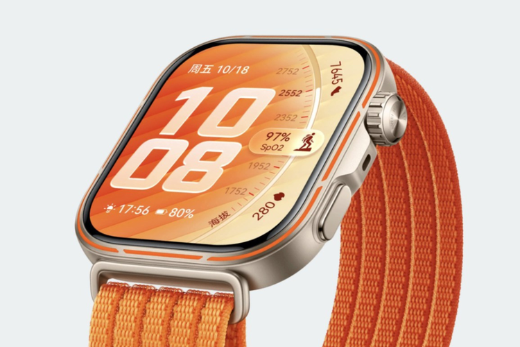 Secara tampilan, Huawei Watch Fit 5 dan Watch Fit 5 Pro masih mempertahankan desain khas seri Watch Fit dengan bodi persegi.