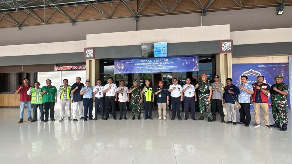 Penumpang Mudik Lebaran 2023 di Bandara Sentani Jayapura Turun 16,7 Persen dari Tahun Lalu 