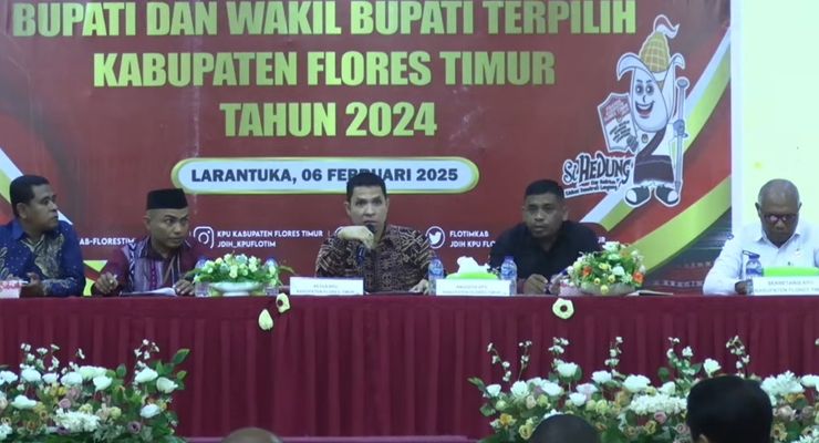 Gugatan Lukman dan Zakarias Kandas di MK, Antonius-Ignas Ditetapkan sebagai Bupati dan Wakil Bupati Terpilih Flores Timur