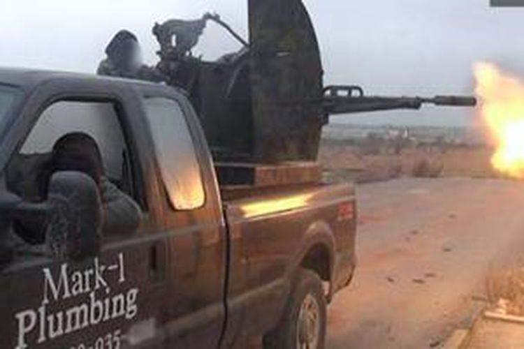 Mobil bekas perusahaan tukang ledeng dipakai ISIS di Syria. Pemilik perusahaan dikira terlibat.