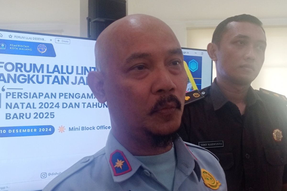 Kepala Dishub Kota Malang, Widjaja Saleh Putra. 
