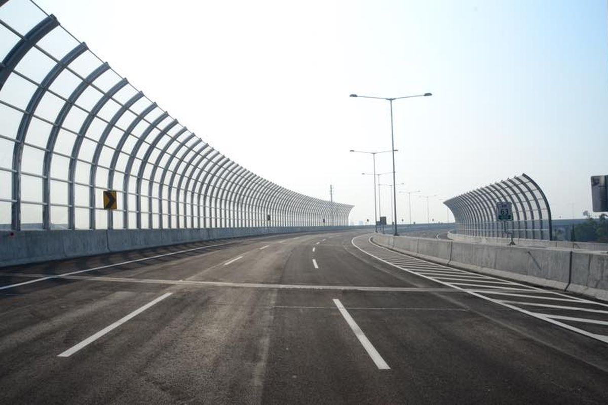 Jalan Tol Akses Tanjung Priok Dibagi dalam lima seksi.