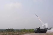 TNI AD Uji Tembak Tiga Roket TRG-122 di Kalimantan Timur 