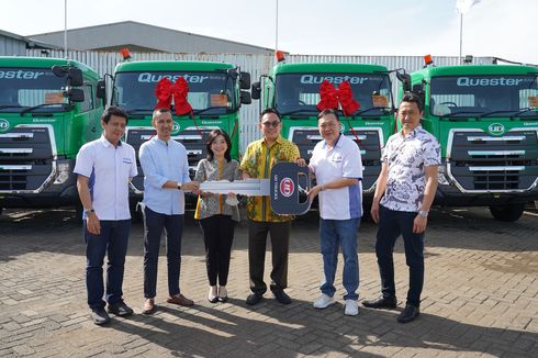 Tutup Tahun 2022, UD Trucks Serah Terima 32 Unit Quester Euro 5