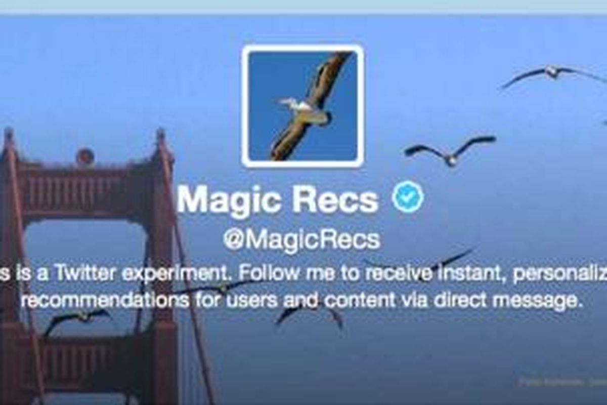 Akun twitter MagicRecs