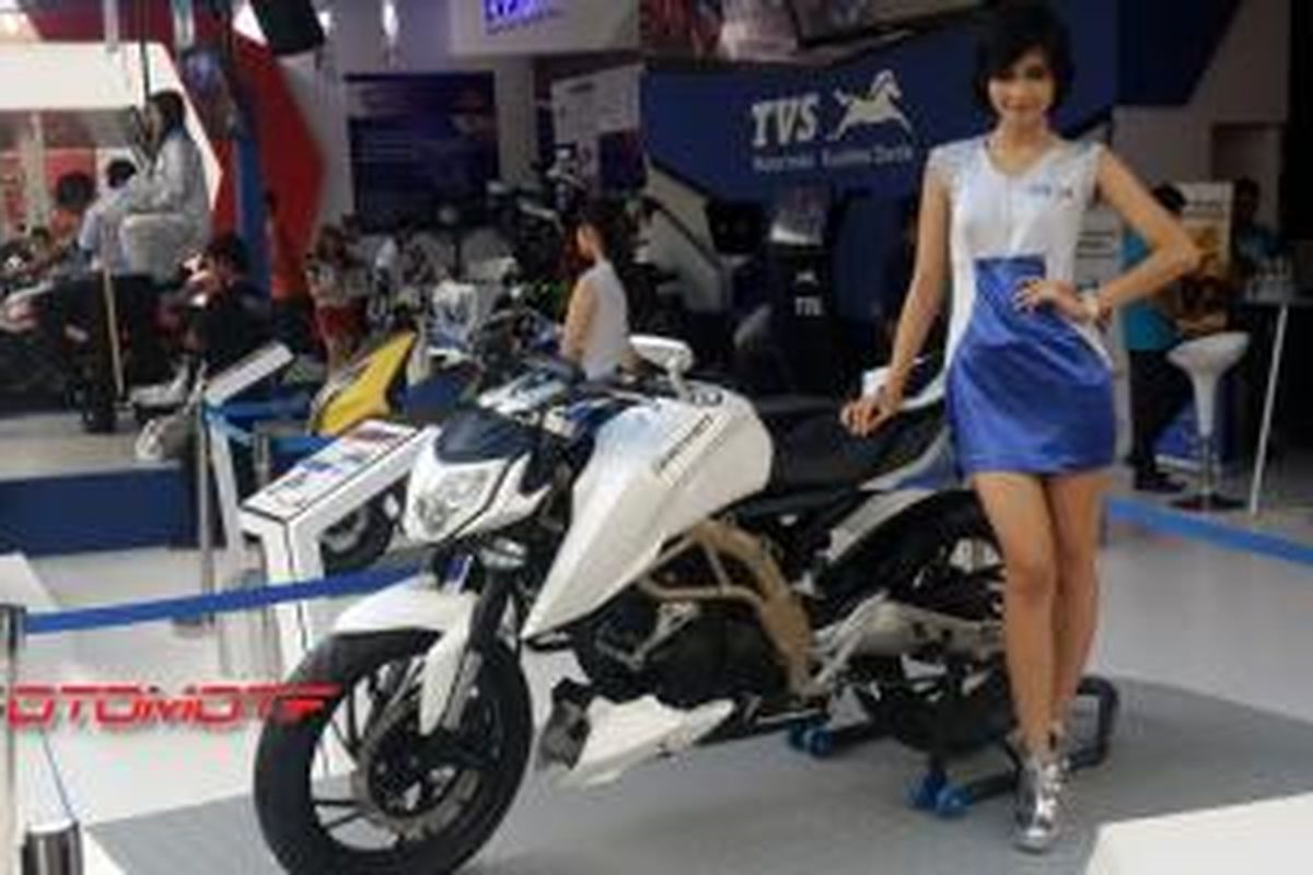 TVS Draken mejeng di Jakarta Fair 2014