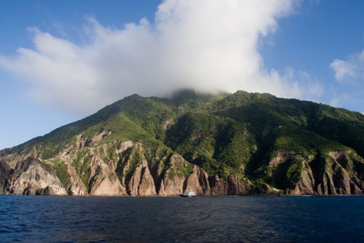 Saba Island, salah satu pulau terkecil di dunia