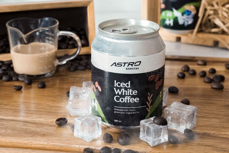 Iced White Coffee dari Astro Private Label. 