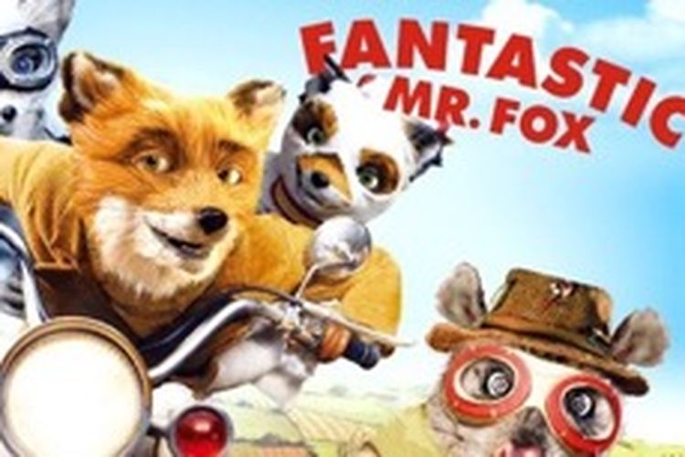Poster film animasi Fantastic Mr. Fox