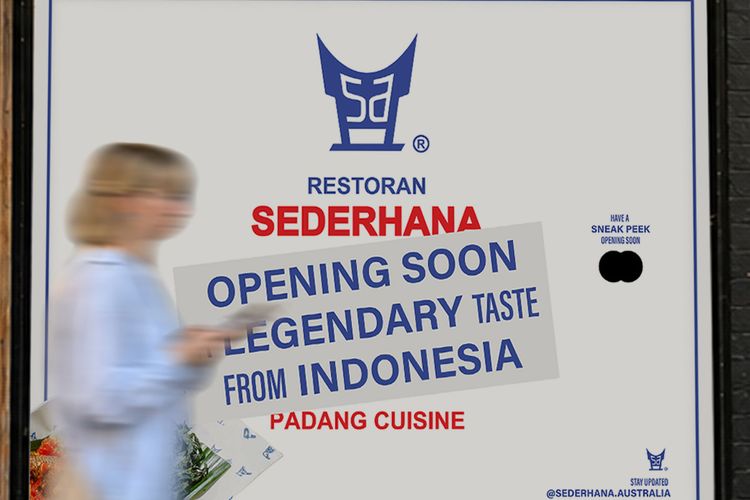 Restoran Padang Sederhana Buka Cabang Pertama di Australia, Bumbu Impor dari Indonesia