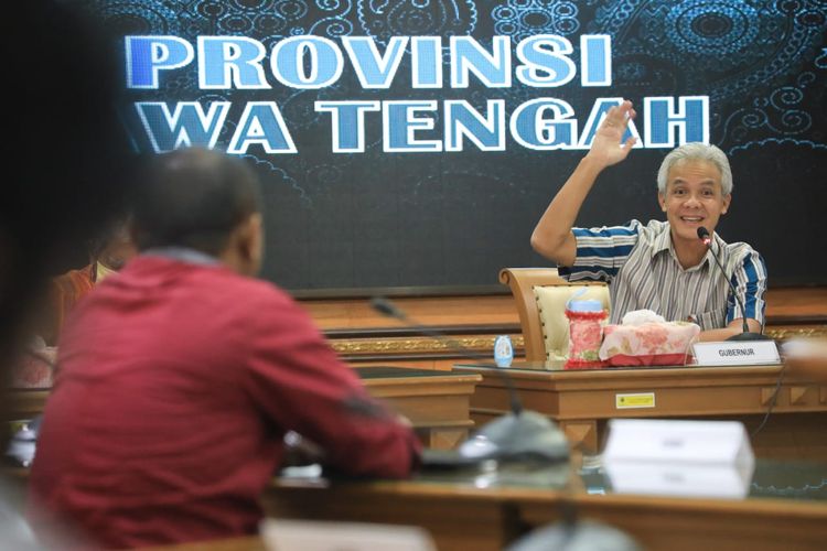 Gubernur Jawa Tengah Ganjar Pranowo.