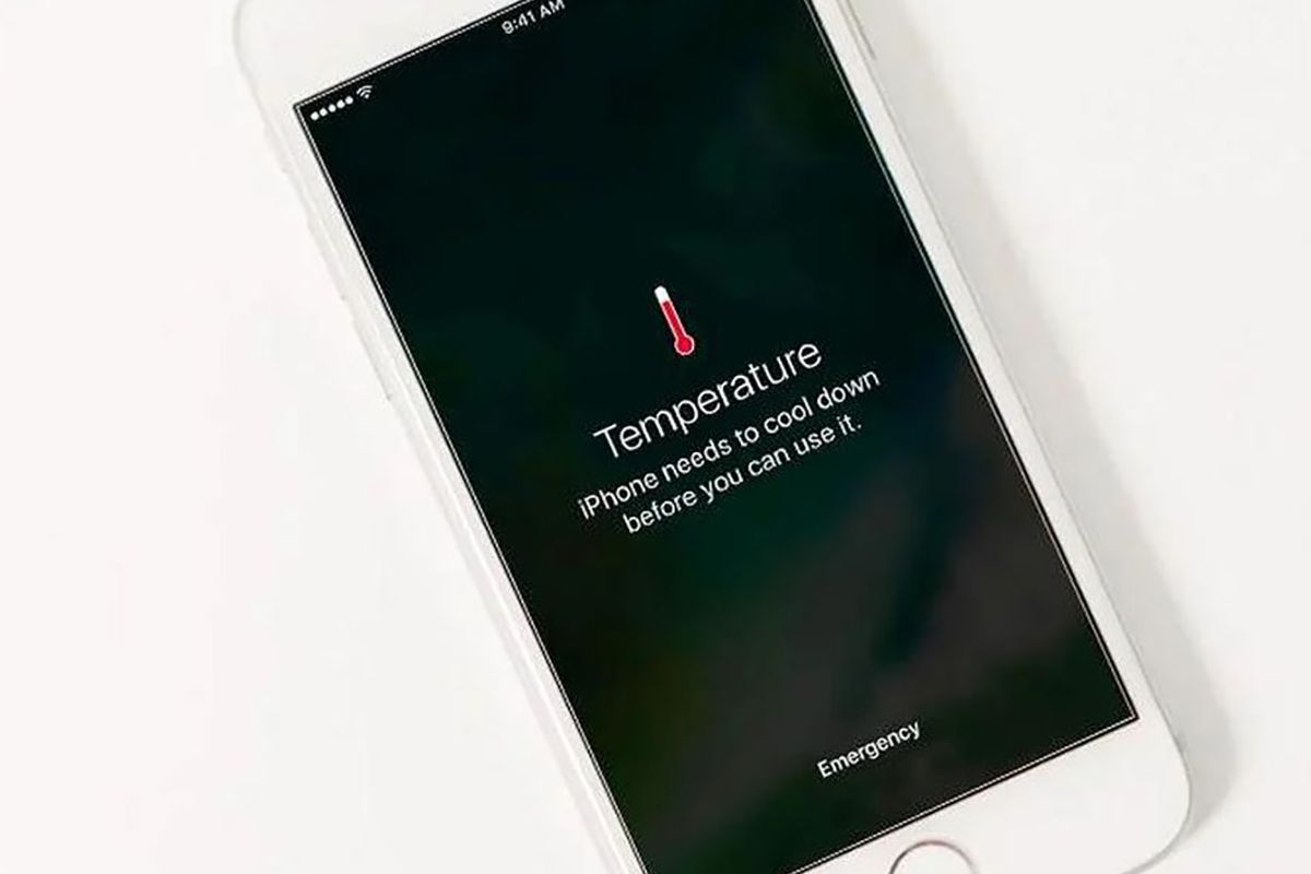 Peringatan overheat yang muncul di iPhone saat kepanasan