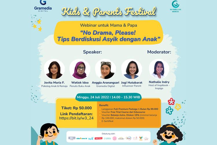 Berdiskusi dengan Anak, Kids and Parents Festival