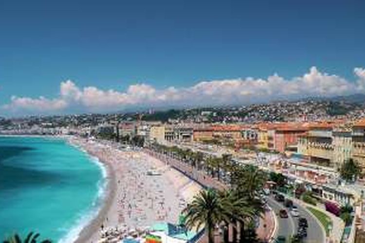 Nice - Pantai dan Promenade des Anglais