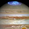 Juno Temukan Gelombang Plasma Aneh di Aurora Jupiter