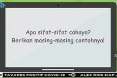 Apa Sifat-sifat Cahaya? Jawaban Belajar dari Rumah TVRI 12 Mei