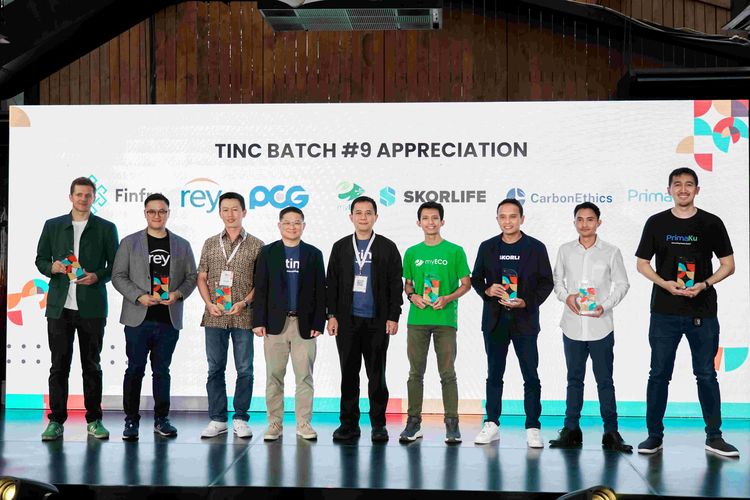 Tujuh startup dari TINC Batch 9, yakni PrimaKu, Rey.ID, Skorlife, Peacom, Finfra, CarbonEthics, dan myECO mendapat manfaat dari kemitraan Telkomsel Ventures dengan AppWorks berupa bimbingan strategis dan akses jaringan internasional untuk para startup.