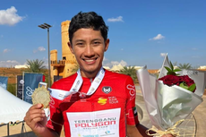 Kalahkan Ratusan Pesepeda, Aiman Cahyadi Juara di Level Asia