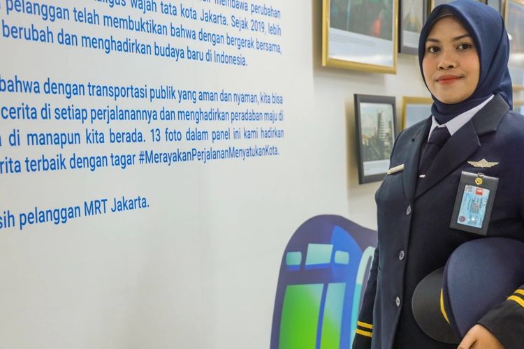 Kisah Amelia Masinis Perempuan Pertama MRT Jakarta yang Raih Beasiswa LPDP