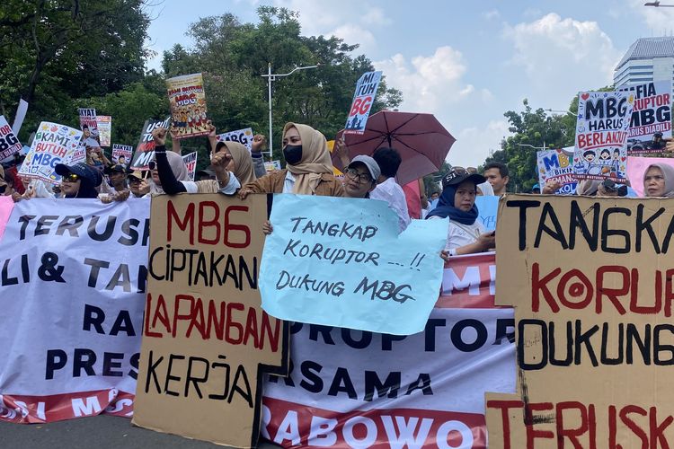 Di Balik Demo Pendukung MBG: Bantah Massa Bayaran, Minta Program Dilanjutkan