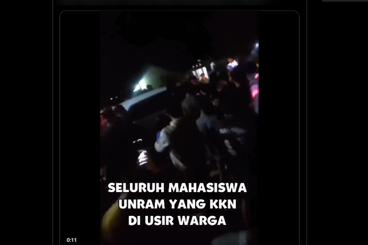Mahasiswa KKN Universitas Mataram diusir warga Lombok.