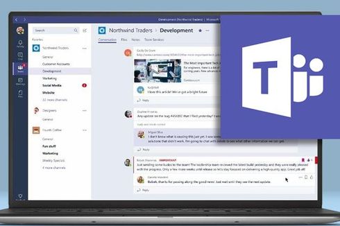 Aturan Kerja dari Rumah Bikin Layanan Microsoft Teams Tumbang