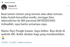 Kisah Dokter Buka Jasa Konsultasi Gratis untuk Bantu Pasien Isoman Covid-19