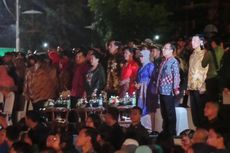 Hadiri Peringatan Sumpah Pemuda di Istana, Megawati Diapit Jokowi-JK