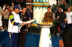 Gubernur DIY Lepas Kirab Obor Asian Games 2018 dari Keraton Yogyakarta