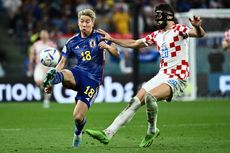 Hasil Jepang Vs Kroasia 1-1: Perisic Cetak Gol, Laga ke Extra Time