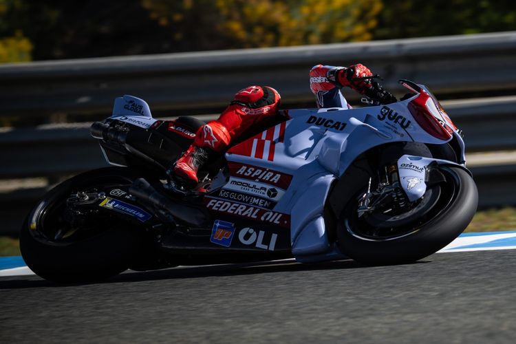 Marc Marquez saat berlaga pada MotoGP Italia 2024