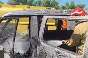 Mobil Suzuki Carry Terbakar Saat Hendak Masuk Tol Kebomas Gresik