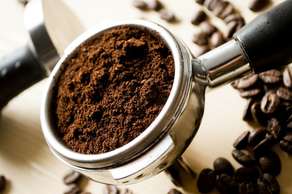 Ilustrasi bubuk kopi.
