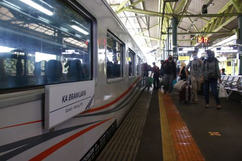 KA Brawijaya Rute Stasiun Gambir-Malang Resmi Beroperasi Hari Ini