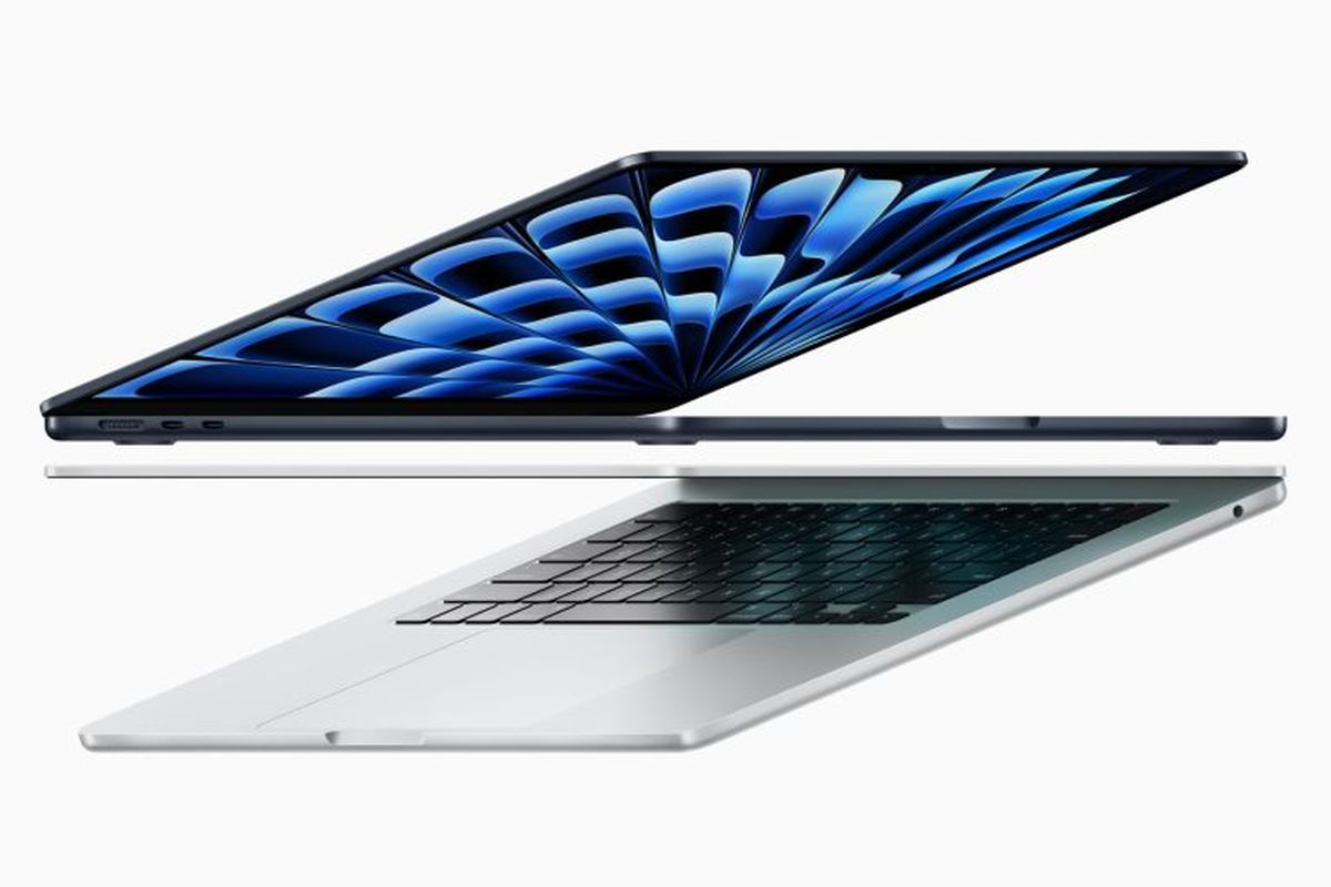 Ilustrasi MacBook Air M3.