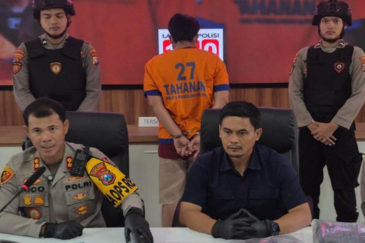 DP, warga Probolinggo, Jawa Timur, nekat melukai pemuda kenalan istrinya gara-gara cemburu membaca chatting di media sosial Instagram.