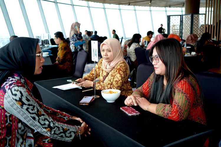Suasana LPEI Export Forum 2024 di Surabaya pada Selasa (5/6/2024).