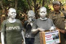 Giat Rutin, Satpol PP Kota Depok Jaring Pengamen, PKL, hingga Manusia Silver