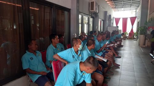 Ratusan ODGJ di Liponsos Keputih Surabaya Ramaikan Pilkada Jatim