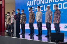 Budi Karya Resmikan Uji Coba Kendaraan Listrik Tanpa Awak Pertama di Indonesia
