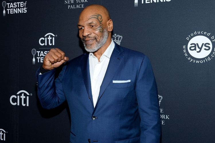 Legenda tinju Mike Tyson menghadiri Citi Taste Of Tennis pada 22 Agustus 2019 di New York City, AS.