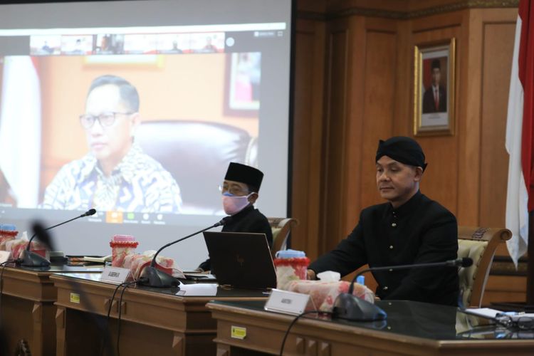 Gubernur Jawa Tengah Ganjar Pranowo dalam salah satu kesempatan.