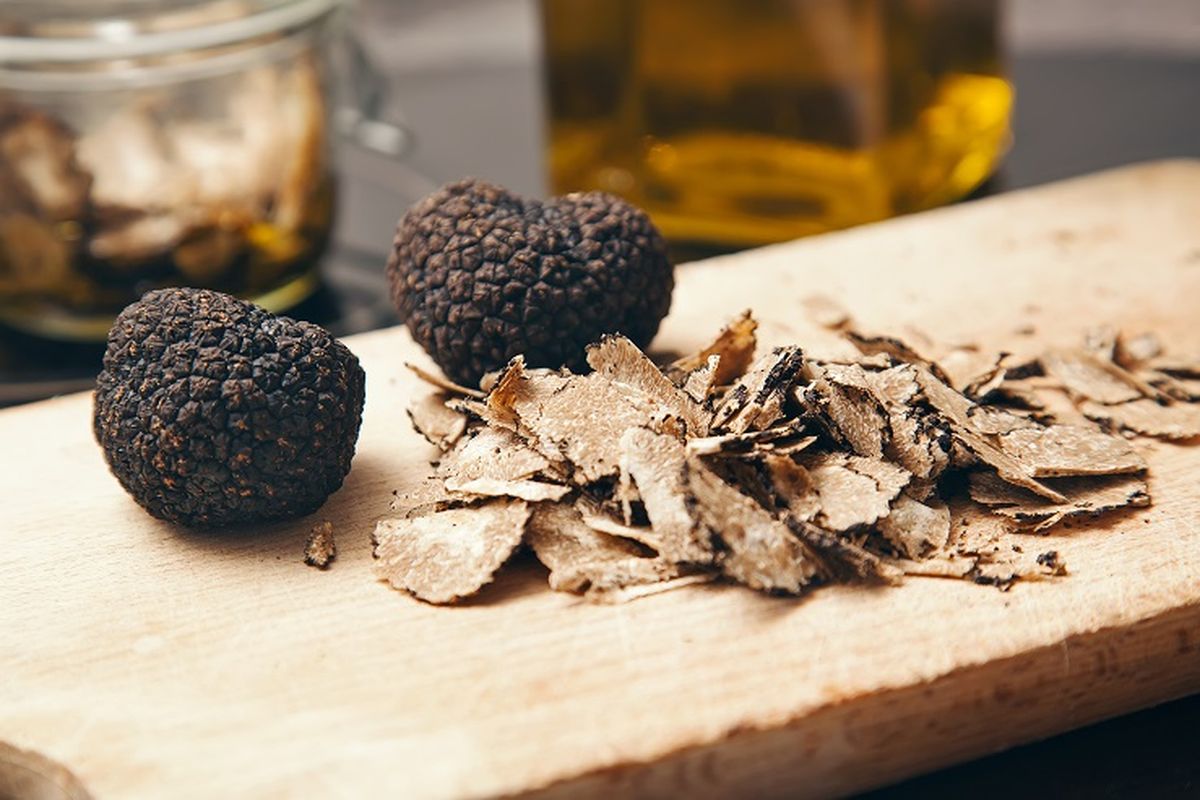 Black truffle.