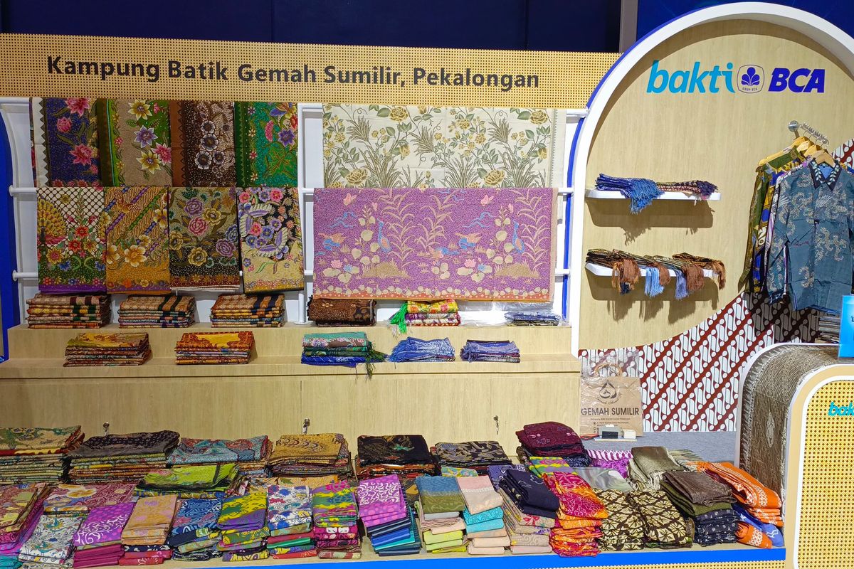 Kampung Batik Gemah Sumilir, Pekalongan 2023 di BCA Expo 2023, Jum'at (8/9/2023)