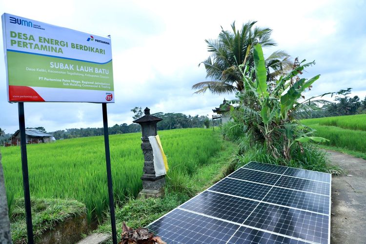 Salah satu Desa Mandiri Energi di Bali yang dibina oleh Pertamina 
