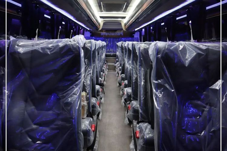 Bus baru PO Parikesit Transport Yogyakarta