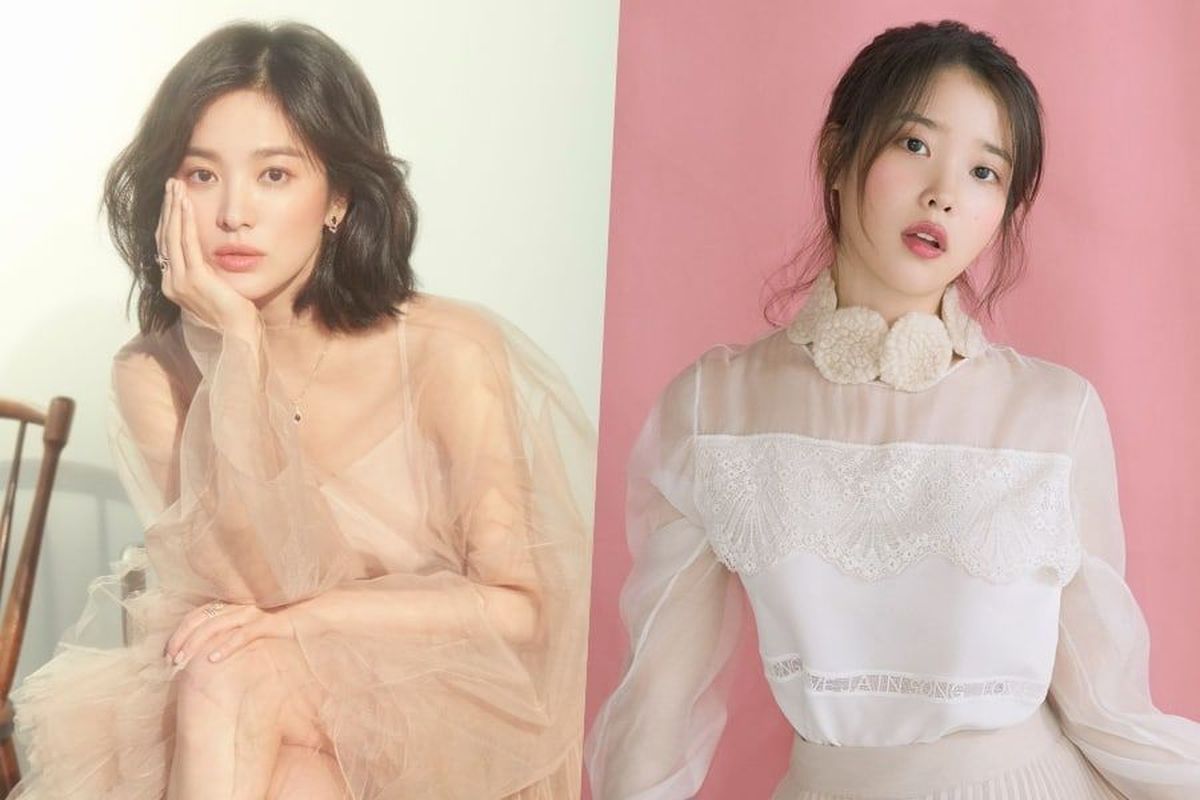 Aktris Song Hye Kyo dan penyanyi kenamaan Korea, IU.